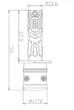 LED автолампа Nextone LED L7 H1 6000K - изображение 3