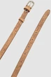 Ремень AGER 115*1,5 см Бежевый 196R15Y0W16 - изображение 2