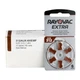 Батарейка Rayovac Extra 312 для слухового аппарата (312AUX-6XEMF), 1.45V, блистер 6шт - изображение 2