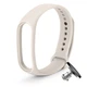 Силиконовый ремешок MRK для фитнес браслета Xiaomi Mi Band 5/6 (41) Milk с металлической кнопкой (mrk2680) - изображение 1