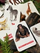 Карточки Домана ''Животные Африки'' на немецком языке, в наборе 16 карточек - изображение 2