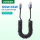 Кабель USB C Ugreen US554 6A 100W 40Mbs Space Grey (90790) - зображення 2