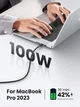 Кабель зарядний UGREEN USB C to USB C Charger Cable 100 W кабель для швидкого заряджання 2 м Black (US555) - зображення 2