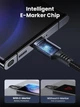 Кабель зарядний UGREEN USB C to USB C Charger Cable 100 W кабель для швидкого заряджання 2 м Black (US555) - зображення 4