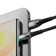 Кабель Baseus Glimmer Series Fast Charging USB-A to USB-C 100W 2m Black (CADH000501) - изображение 5