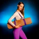Килимок для йоги Up & Forward 183x61x0.6 см TPE Amber Flower (UF-9400) - зображення 7