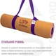 Килимок для йоги Up & Forward 183x61x0.6 см TPE Amber Flower (UF-9400) - зображення 8