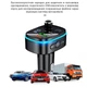 FM модулятор для автомобиля Hoco E62 bluetooth USBQC3.0 PD20W (56360) - изображение 4