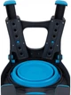 Миска двойная Dexas Adjustable Height Pet Feeder, с регулируемыми ножками, голубая, 960 мл - изображение 4