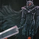 Футболка с принтом Berserk Гатс в броне Берсерка 3XL Черный Ф Ан003-Ч 3XL - изображение 3