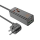 Удлинитель сетевой HOCO AC10A USB Type-C 65W Black - изображение 1