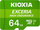 Карта пам'яті Kioxia Exceria High Endurance microSDHC 64 GB (LMHE1G064GG2) - зображення 1