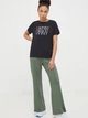 Футболка женская DKNY Rhinestone Outline S DP3T9768-BLK XS Черная (755404327733) - изображение 3
