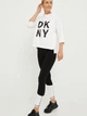 Свитшот женский DKNY 3/4 Slv Pop Over DP9T7103-WHB L Белый/Черный (795733118169) - изображение 3