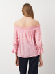 Блузка женская H&M 0596346_роз 34 Розовая (2000001337271) - изображение 3
