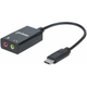 Внешняя звуковая карта MANHATTAN USB-C 2.1 (153317) - изображение 1