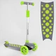 Самокат триколісний LK-70111 Best Scooter СВІТЛО ДЕКИ, КОЛІС І ДИСКІВ, знімне кермо - изображение 1