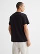 Футболка хлопковая мужская H&M 060975620 S Черная (6666000307941) - изображение 2