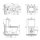 Унитаз напольный Qtap Tern Rimless 675x375x820 мм с сиденьем Slim Duroplast + ПОДАРОК Ершик подвесной QT Chrome - изображение 4