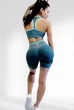 Костюм для фитнеса женский LILAFIT комплект шорты и топ изумрудный M (LFT000017) - изображение 3