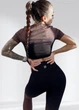 Костюм для фітнесу жіночий LILAFIT коричневий градієнт M (LFS000033) - зображення 4