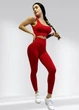 Костюм для фитнеса женский LILAFIT комплект лосины и топ красный (LFS000013) размер S - изображение 1