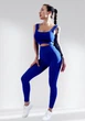 Костюм для фітнесу жіночий LILAFIT комплект лосіни та топ блакитний (LFS000012) розмір S - зображення 1