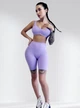 Костюм для фитнеса женский LILAFIT комплект шорты и топ лиловый M (LFT000022) - изображение 3