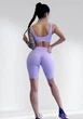 Костюм для фитнеса женский LILAFIT комплект шорты и топ лиловый M (LFT000022) - изображение 4