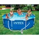 Бассейн круглый каркасный 305х76 см 4485 литров с фильтр насосом Intex 28202 - изображение 2