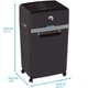 Шредер HP 24CC Pro Shredder 30 л 24 листа перекрестная резка - изображение 5