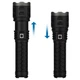 Ліхтар AK138-1 WHITE LASER LED PM60-TG, 8х18650, power bank, чохол, індикація заряду, ЗУ Type-C, zoom, Box - изображение 5