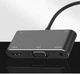 Адаптер 4K USB Type-C 3.1 -> HDMI/VGA/ТВ/USB 3.0/USB-C/OTG/3.5мм джек конвертер 5Gbps (672907249) Чорний - зображення 6