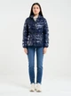 Куртка демісезонна подовжена з капюшоном жіноча Big Star Anissa-403 S Темно-синя (5900714701659) - зображення 4