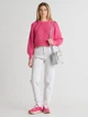 Джемпер жіночий Big Star Funia-601 S/M Рожевий (5900714702045) - зображення 6