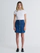 Спідниця джинсова міні літня жіноча Big Star ALMRA W26 Синя (5900714699079) - зображення 6