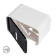 Держатель для туалетной бумаги клеящийся MBM HOME BP-15 WHITE/BLACK белый/черный - изображение 12