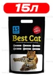Наполнитель для кошачьего туалета cиликагелевый 15.0 Л Best Cat Black - изображение 1