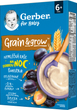 Каша суха безмолочна Gerber Вівсяно-пшенична з чорносливом для дітей з 6 місяців 200 г (8445291103122) - зображення 1