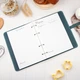 Кулинарный блокнот с именной гравировкой, А5, 100 листов для рецептов, Light blue, WOODPRESENT - изображение 2