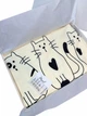 Комплект постельного белья Mensal Cats с вышивкой полуторний 150х215 айвори - изображение 9