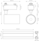 Набір для освітлення DPM X-Line LED трековий 4 x 5 W білй (STR-4X5W-B) - зображення 5