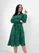 Повседневное женское платье миди Fashion 42/44 зеленый - изображение 2