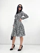 Повседневное женское платье миди Fashion 46/48 белый - изображение 1
