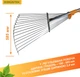 Грабли веерные Gruntek телескопические стальные TRS-77/160 (295160002) - изображение 3