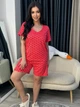 Пижама (футболка + шорты) женская AVRORA АЕ 124577 46-48 Коралловая (ROZ6501009033) - изображение 3