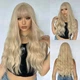 Жіноча перука HAIRCUBE LC205-2 довге хвилясте синтетичне волосся з чубчиком, блонд (79422535) - зображення 5