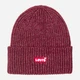 Шапка женская Levi's 387645812 One Size Бордовая (1159799036) - изображение 1