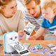 Детский мини принтер Mini Printer Портативный термопринтер с рулоном термобумаги в комплекте Синий - изображение 4