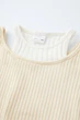 Футболка Zara пд9840 бежева 164 - изображение 3